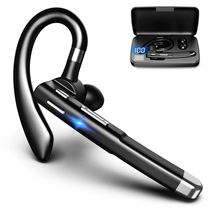 EARDECO Wireless Earphones – Bluetooth 5.1, Built-in Mic, Waterproof, 14mm Drivers, Sports & Gaming, with Charging Case