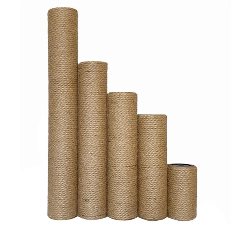 Sisal Rope Cat Tree Replacement Pillars, Set of 2, 20 / 30 / 40 / 50cm, Model A Thicker & Model B Thinner, DIY Cat Climbing Tower